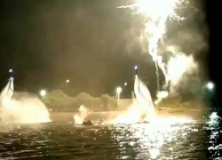 Cложные трюки над водой показали флайбордисты в Железноводске Cложные трюки над водой показали флайбордисты в Железноводске