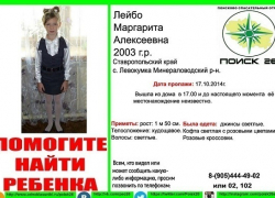 Пропавшую в МинВодах 11-летнюю девочку мог увести молодой парень Пропавшую в МинВодах 11-летнюю девочку мог увести молодой парень
