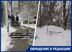 Житель улицы Льва Толстого пожаловался на плохую расчистку тротуара Житель улицы Льва Толстого пожаловался на плохую расчистку тротуара