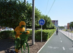 На велодорожке в Ставрополе появилась необычная скульптура На велодорожке в Ставрополе появилась необычная скульптура