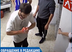 Кровавое избиение грузчиком подростка в магазине попало на видео в Ставрополе Кровавое избиение грузчиком подростка в магазине попало на видео в Ставрополе
