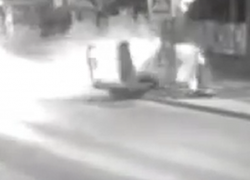 Появилось видео смертельной аварии с участием "БМВ X5" и "семерки" в Пятигорске Появилось видео смертельной аварии с участием "БМВ X5" и "семерки" в Пятигорске