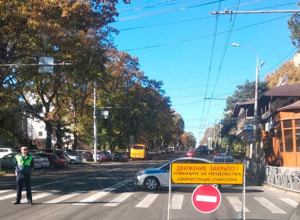 Центр Ставрополя перекрыт для транспорта Центр Ставрополя перекрыт для транспорта