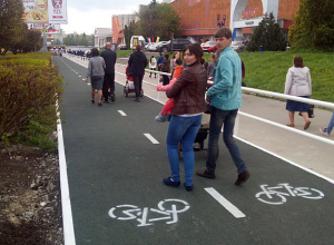 На велодорожке в Ставрополе произошло первое ДТП