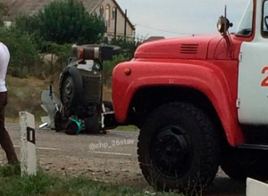 Мотоциклисту оторвало ногу в аварии на Ставрополье Мотоциклисту оторвало ногу в аварии на Ставрополье