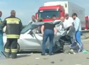 Дети пострадали в страшной аварии на Ставрополье, - очевидцы Дети пострадали в страшной аварии на Ставрополье, - очевидцы