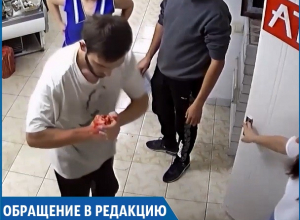 Кровавое избиение грузчиком подростка в магазине попало на видео в Ставрополе Кровавое избиение грузчиком подростка в магазине попало на видео в Ставрополе