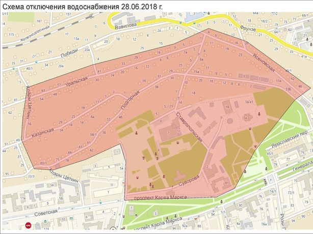 Жители нескольких центральных улиц Ставрополя останутся без воды на целый день в Ставрополе Жители нескольких центральных улиц Ставрополя останутся без воды на целый день в Ставрополе