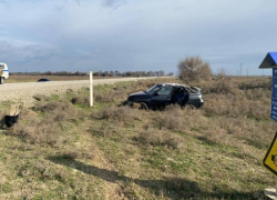 Пожилой водитель погиб в перевернувшемся авто на трассе Нефтекумского округа