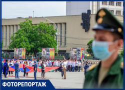 Финальная репетиция парада Победы прошла в Ставрополе 