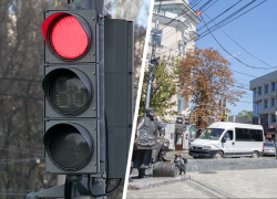 Более ста проездов на красный зафиксировали за неделю автоинспекторы Ставрополя на сложном перекрестке