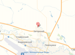 Поселок загорский минеральные воды карта
