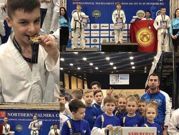 Ставропольские тхэквондисты завоевали 12 медалей на международном турнире в Санкт-Петербурге.