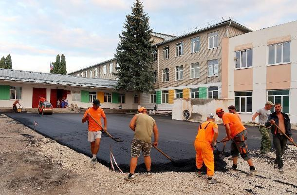 В Железноводске заканчивается ремонт школьных дворов