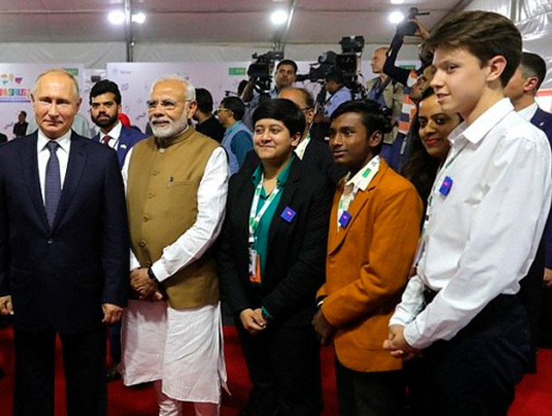 Ставропольский школьник лично встретился с президентом России и премьером Индии