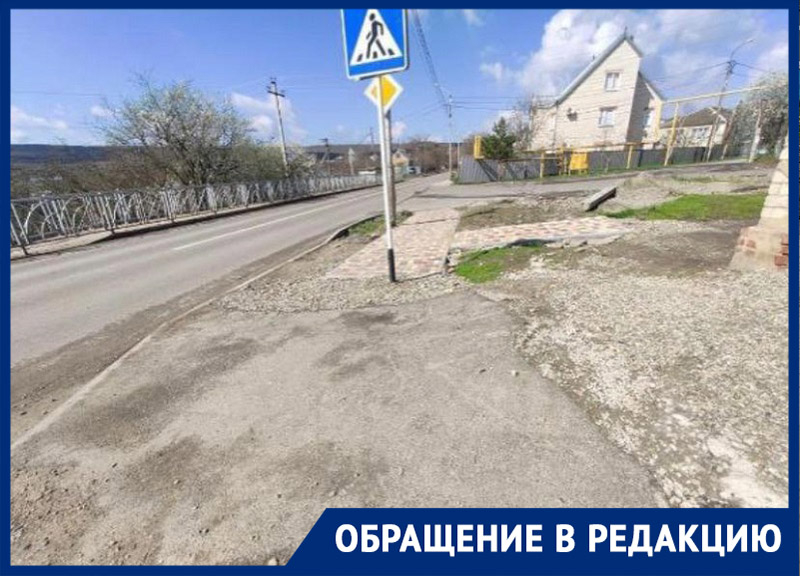 После ремонта по госпрограмме дорога в Ставрополе угрожает жизни водителей