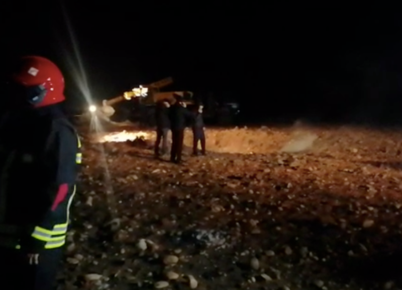 На Ставрополье на месте взорвавшегося газопровода ведутся аварийно-восстановительные работы