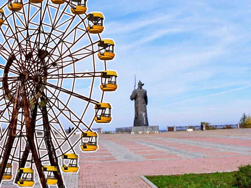 На Крепостной горе в Ставрополе могут установить колесо обозрения