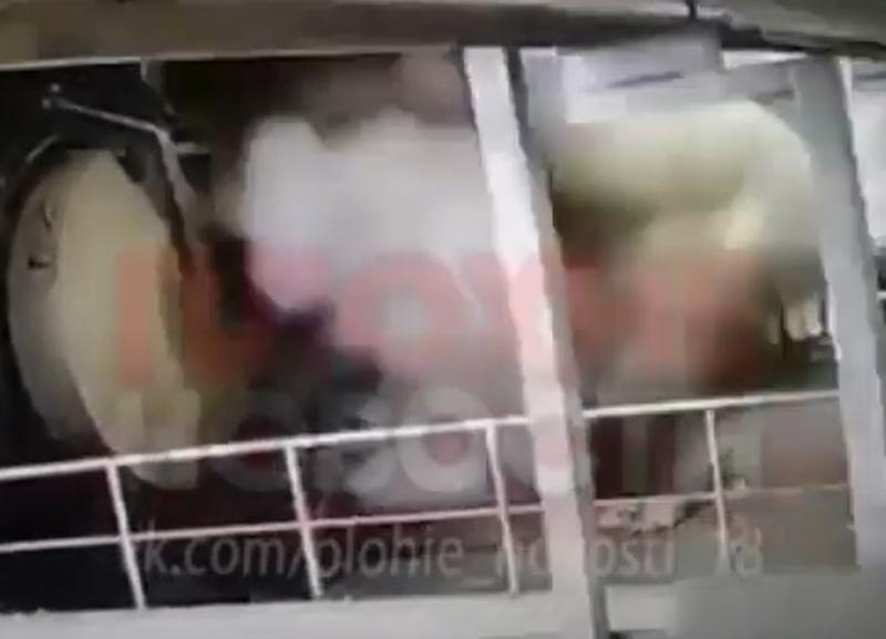Опубликовано видео смертельного взрыва на кирпичном заводе на Ставрополье